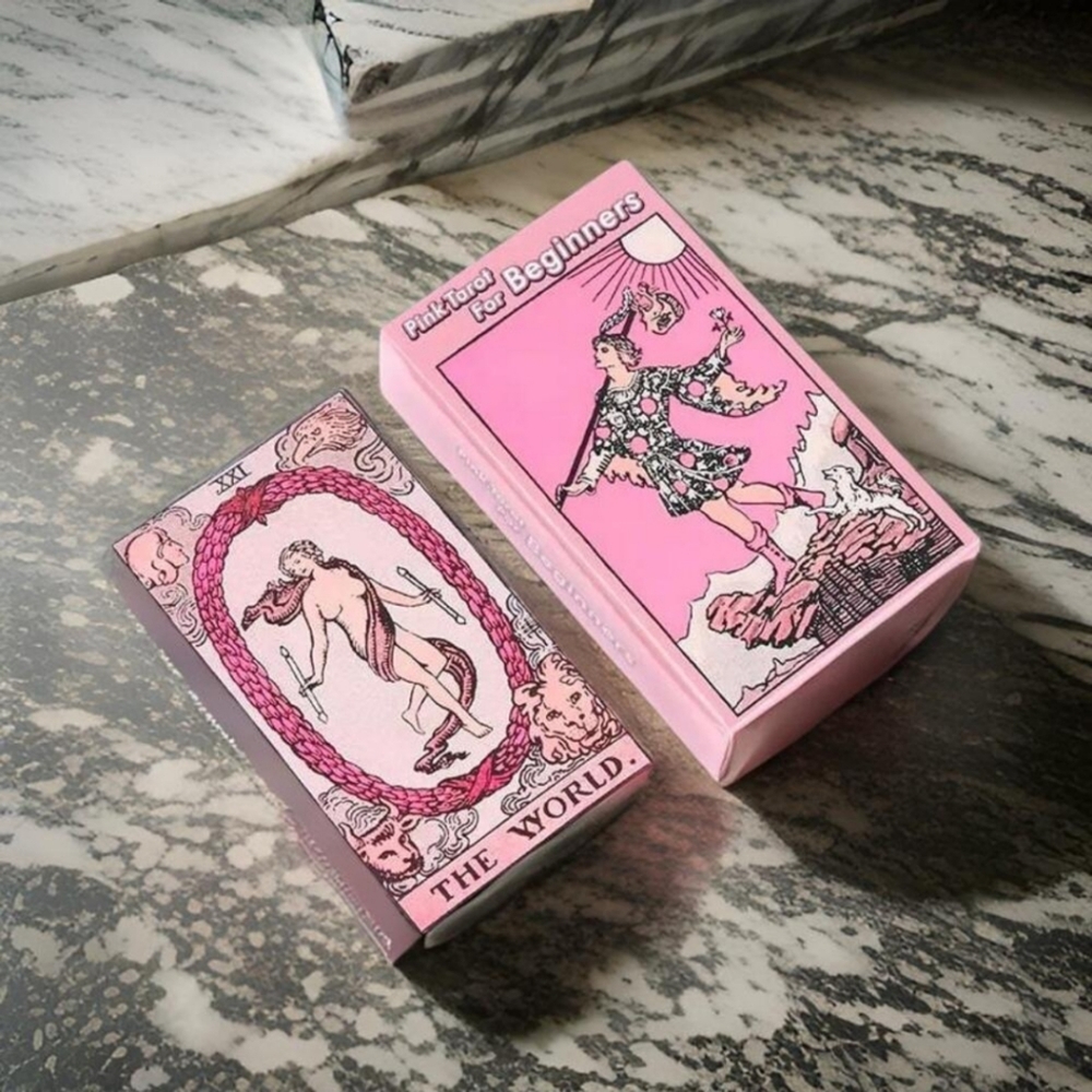 Pink Tarot for Beginners Rider Waite 78 Cards